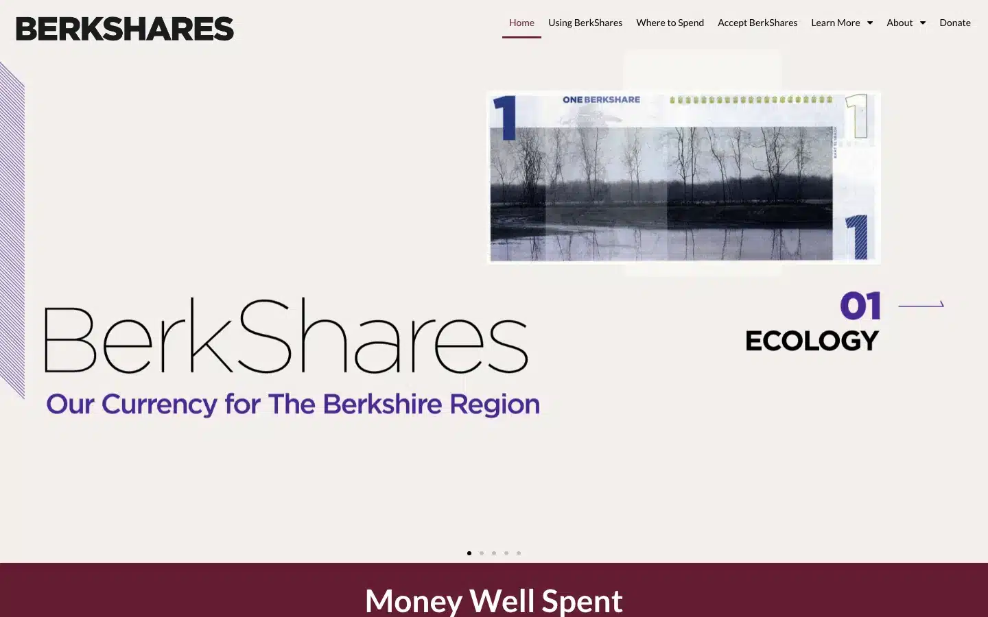BerkShares — local currency for the Berkshire region of Massachusetts